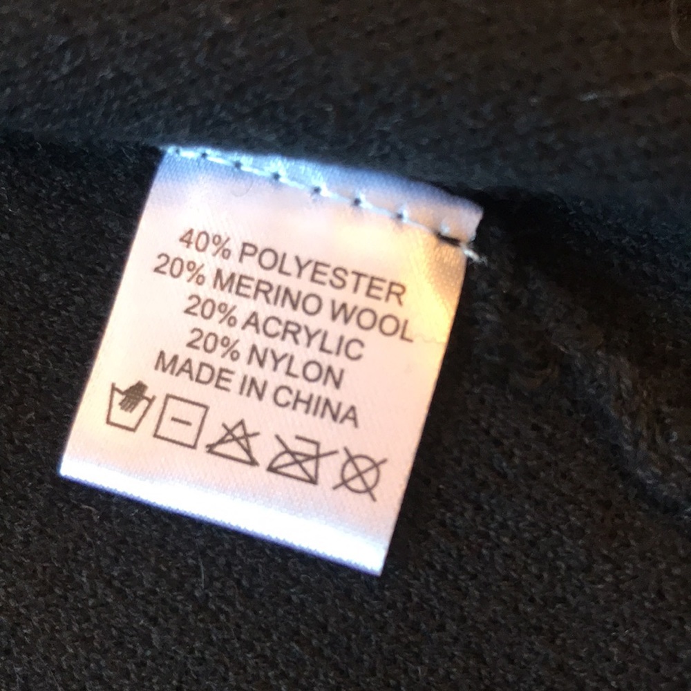 Neve Hailey Black Merino Knit Sweater Dress Large - Picture 7 of 7
